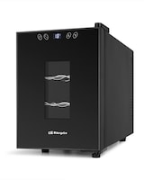 thumbnail of Orbegozo vinoteca VT 630, capacidad de 6 botellas, luz interior LED, pantalla digital LCD, táctil, control electrónico temperatura, silenciosa, 55 W