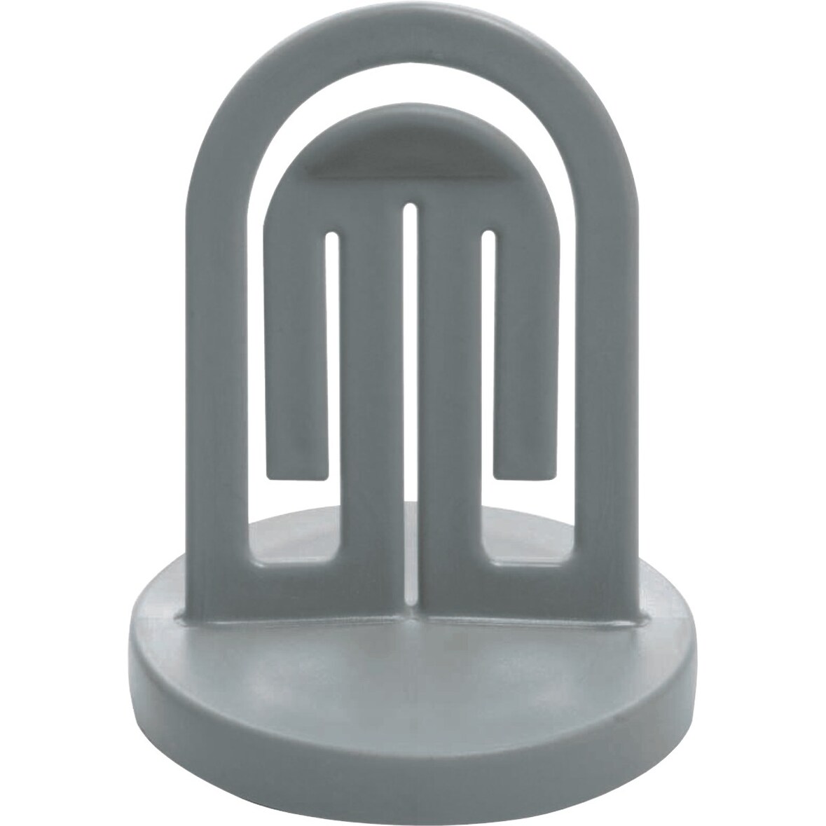 Konzepthalter mit Metallfuß grau Packung mit 4 Stück