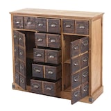 thumbnail of Apothekerscommode HWC-F33, ladekast, massief dennenhout vintage 90x100x35cm