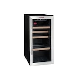 thumbnail of La Sommeliere Cave de service avec pompe à vide d'air, 38 bouteilles, 4 clayettes bois, LED, vitrée, 39dB, Noire&inox, Classe G