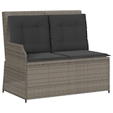 thumbnail of vidaXL 5-tlg. Garten-Lounge-Set mit Kissen Grau Poly Rattan