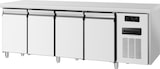 thumbnail of 4-türiger Edelstahl-Kühltisch -2 +8 °C 223x70x85h cm tropentauglich