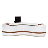 thumbnail of Büro Empfangstheke Empfangsthresen Kassen Theke Hotelempfangstheke Reutlingen XXL weiß Jet-Line