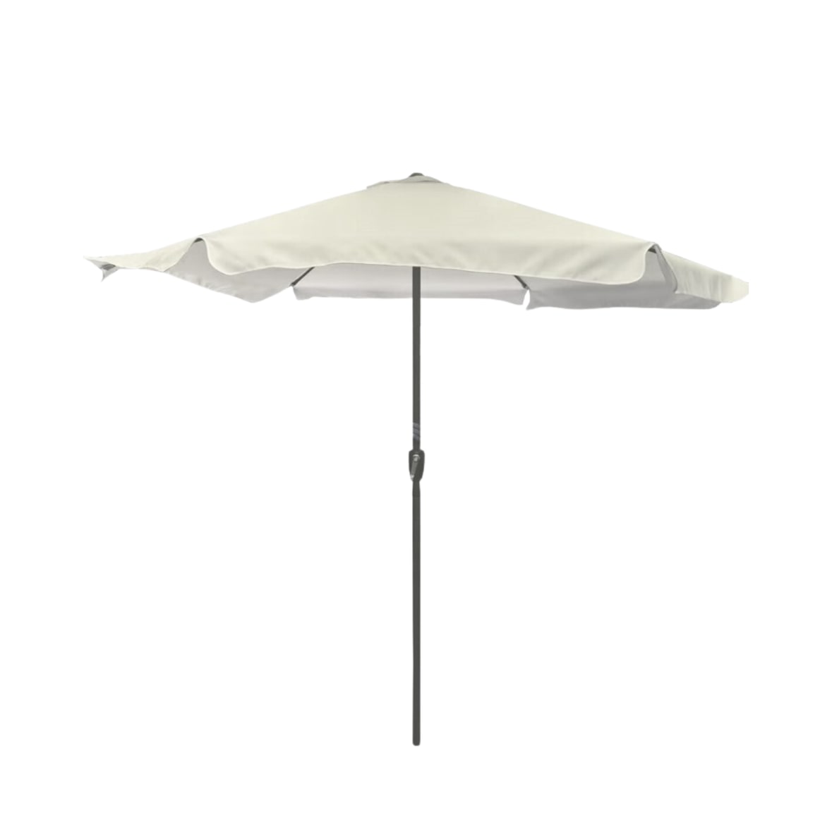Gerimport Sombrilla Profesional para Terraza 3 m – Ø38 mm, Poliéster 180g Color Crema