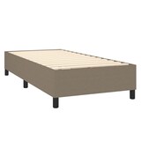 thumbnail of vidaXL Boxspringbett mit Matratze & LED Taupe 90x190 cm Stoff