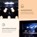 thumbnail of Klarstein Barossa 34 Duo Weinkühlschrank 34 Fl 80 Ltr 2 Zonen Touch-Steuerung Schwarz