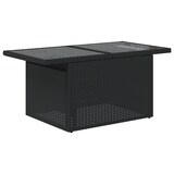 thumbnail of vidaXL 8-teiliges Gartensofa-Set mit Kissen in Schwarz aus Poly Rattan