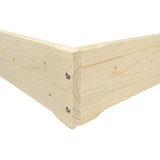 thumbnail of Funktionsbett Bettrahmen Fichte 80x200 Gästebett Bodenbett mit wählbarem Zubehör V-60.69-08 Rollrost inkl.