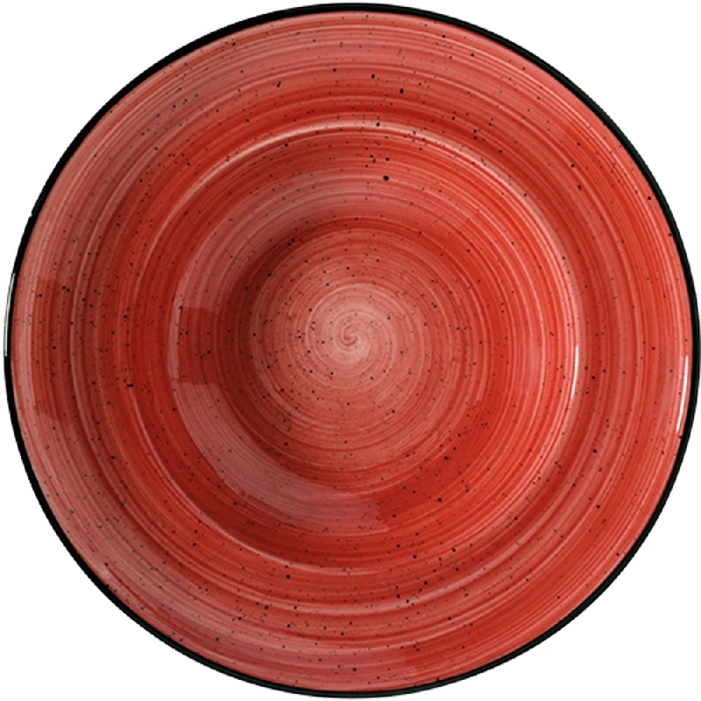 Prato de Massa Pasta Passion Vermelho 27cm Bonna Caixa com 6 Unidades