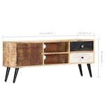 thumbnail of vidaXL TV-Schrank 115×30×47 cm Mango-Massivholz