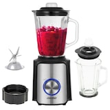 thumbnail of Mesko MS 4080 Amerikanischer Glasmixer, Glaskrug 1,5 L, 2 Geschwindigkeitsstufen, Eispickel-Funktion, Edelstahlklingen. 1200W Schwarz/Silber