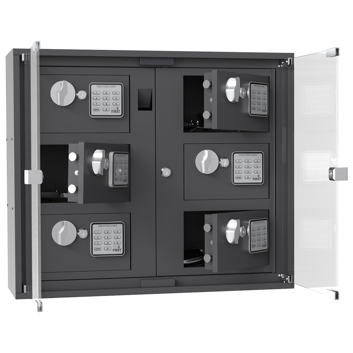 Profirst Schlüsselausgabe LockMaster Elektronikschloss anthrazit