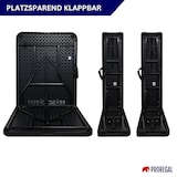 thumbnail of CHEFGASTRO Bierzeltgarnitur klappbar 180cm 3-teilig 1x Buffettisch 2x Bierbänke mit Tragegriffe Rattan Optik Kunststoff wetterfest Gartengarnitur