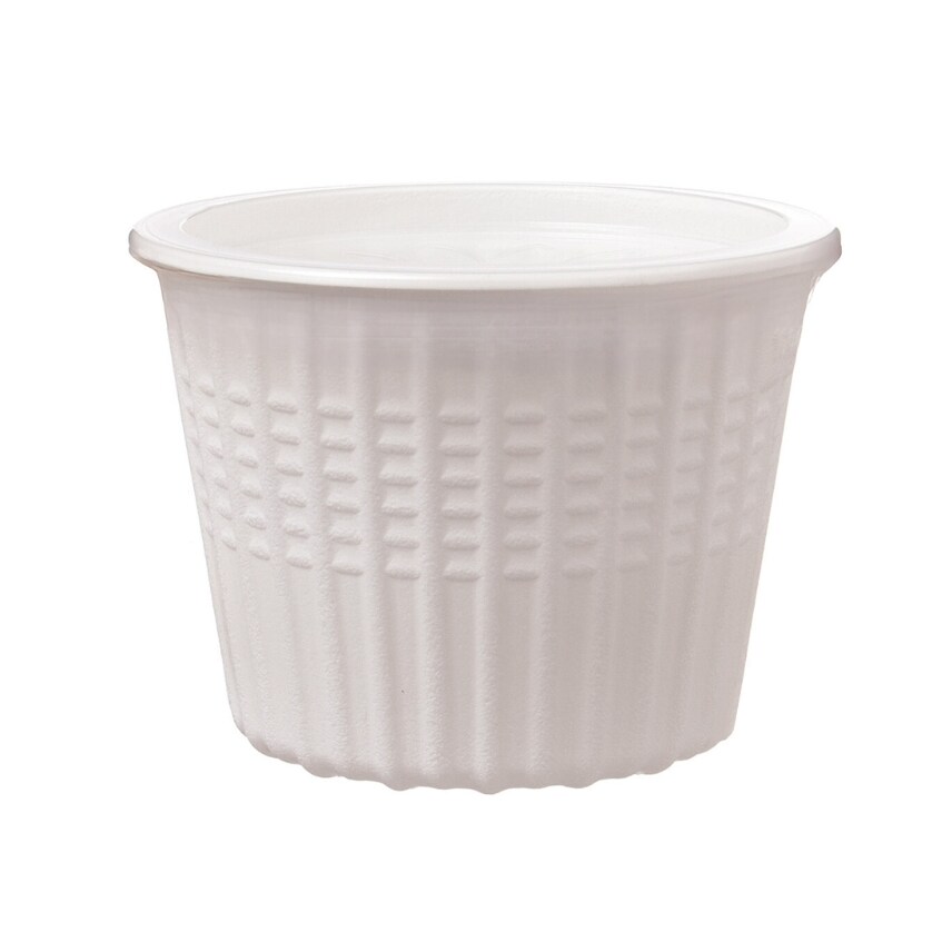 600xSuppenbecher To Go airpac® PP 500 ml 18 oz weiß (ohne Deckel)