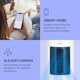 thumbnail of IceWind Plus Smart 4-in-1 Luftkühler Ventilator App-Steuerung Weiß / Blau Metallic