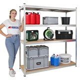 thumbnail of PROREGAL Schwerlastregal TAURUS XL | HxBxT 180x160x60cm | Fachlast 250kg | Verzinkt | Stecksystem Lagerregal Regalsystem