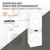 thumbnail of Waschmaschinen Verbindungsrahmen mit Schublade 60,5x54 cm Weiß aus Stahl