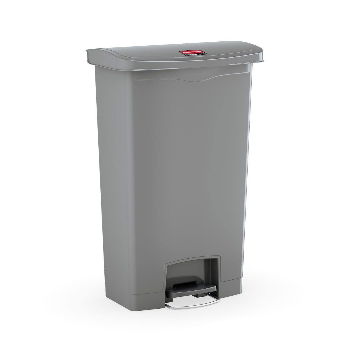 Rubbermaid Tretabfalleimer Slim Jim 1883604 Kunststoff 68l grau