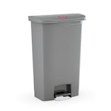 thumbnail of Rubbermaid Tretabfalleimer Slim Jim 1883604 Kunststoff 68l grau