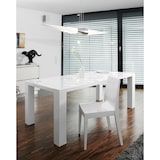 thumbnail of SalesFever eettafel 200 x 100 cm | hoogglans lak | MDF hout | B 200 x D 100 x H 76 cm | wit