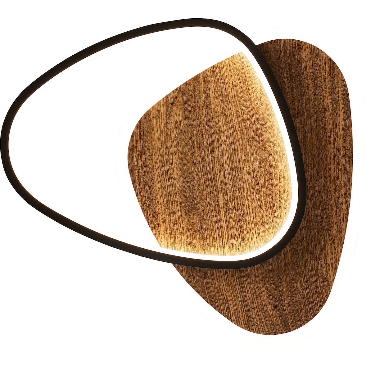 Plafoniera HERLOHN nero naturale 40W LE116043