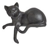 thumbnail of Dekofigur Figur Katze Kater liegend Kantenhocker Polyresin Antik Stil H 20 cm