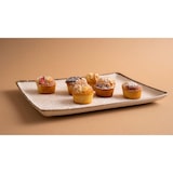 thumbnail of METRO Professional Platte dinerbord Ateo, porselein, 27 x 20 cm, rechthoekig, beige, 4 stuks