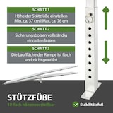 thumbnail of TRUTZHOLM Auffahrrampe Alu extralang 400 cm 400 kg 70 cm breit klappbare Verladerampe Eventrampe