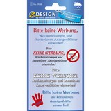 thumbnail of Avery Zweckform® 59508 59508 Home Hinweis-Etikett "Keine Werbung", Kunststoff, 1 Bogen 4 Etiketten