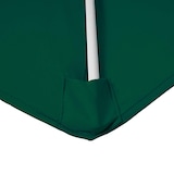 thumbnail of Parla guarda-sol de meia-volta, guarda-sol de varanda, UV 50+ poliéster/alumínio 3kg ~ 270cm verde sem suporte