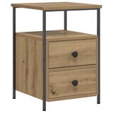 thumbnail of vidaXL Nachttische 2 Stk. Artisan-Eiche 34x35,5x50 cm Holzwerkstoff