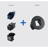 thumbnail of BACHMANN MINI PIX Kabeldurchführung, Ø28mm, schwarz