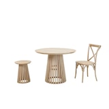 thumbnail of SIT Möbel Mesa auxiliar Ø 40 cm | lacada transparente | redonda | hevea y chapa de madera natural | An 40 x Pr 40 x Al 50 cm | 07107-88