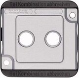 thumbnail of Merten Zentralplatte mat/si 294660