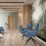 thumbnail of Esszimmerstuhl / Drehstuhl TARUGO Stoff blau hjh LIVING