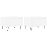 thumbnail of Tables basses 2 pcs blanc 50x46x35 cm bois d'ingénierie Modèle Nova Chic