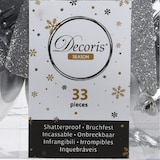 thumbnail of Decoris 023371 Kerstballen kunststof 8cm Set van 33 stuks