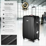 thumbnail of tectake Cleo 4-pcs Set de Valises Rigides avec Roulettes et Pèse-Valise Noir - Dimensions Variées