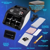 thumbnail of Jubula MV-300 Geldzählmaschine für gemischte Geldscheine | EUR USD GBP usw.| Falschgelderkennung UV MG IR usw. | Banknotenzähler