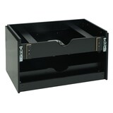 thumbnail of Premium badmeubel HWC-D16, badmeubel wastafel badkamermeubel, hoogglans 90cm ~ zwart