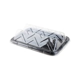 thumbnail of MONOUSO - Plastikdeckel Transparent Rechteckig 35x24x8cm (50 Stück)