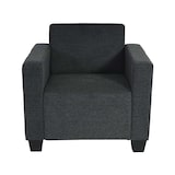 thumbnail of Modular fauteuil lounge avec ottomane Lyon, tissu/textile ~ gris anthracite