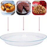 thumbnail of 5 Vassoi Bavarese in Plastica Trasparente - Per Dolci, Dessert, Torta - Riutilizzabili e Facili da Pulire, Infrangibile, Antigraffio (22 cm)