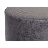 thumbnail of 2er-Set Sitzhocker und Beistelltisch HWC-K48, Kaffeetisch Tisch Hocker, MVG-zertifiziert MDF Metall Kunstleder ~ schwarz