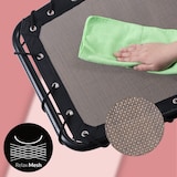 thumbnail of CASARIA® Sonnenliege Wetterfest Gartenliege mit Armlehne Kissen Liegestuhl Garten Braun