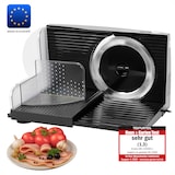 thumbnail of Emerio Multifunctionele Snijmachine - 100W, Dikte Verstelbaar 0-17mm - RVS Mes - Broodsnijmachine Elektrisch - MS-125000.1 Allessnijder Zwart