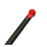 thumbnail of Piazza pala pizza per infornare, collezione punto rosso,  rettangolare forata in alluminio 33cm, lunghezza con manico 187cm,manico nero, pomolo rosso