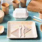 thumbnail of BIOZOYG 100 Stück Einwegmesser 18cm robustes Holzbesteck Umweltfreundliche Holzmesser Partybesteck aus nachhaltigem Holz extra stabile Qualität