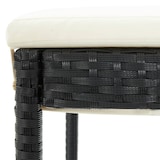 thumbnail of vidaXL 5-tlg. Gartenbar-Set Schwarz Massivholz Akazie und Poly Rattan