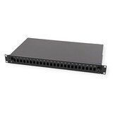 thumbnail of VALUE 19" glasvezel patchbox, leeg 1 HE, uittrekbaar, geschikt voor 24x SC-DX of 24x LC 4-voudig
